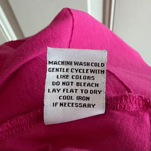 •Habitat• Hot Pink Bateau Neck Knit Top – Size XL - Picture 8 of 9